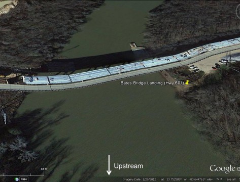 Bates Bridge Landing Altered (GoogleEarth)