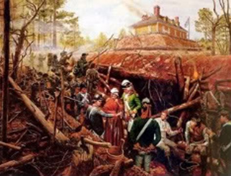 Fort Motte (Artist: Mort Kunstler)