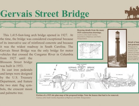 Gervais Street Bridge Sign (The River Alliance)