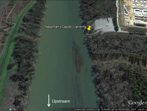 Newman Landing Altered (Google Earth)