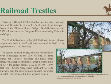 Norfolk Southern Railroad Bridge Sign (The River Alliance)