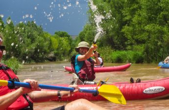 Altria/Team Marlborough Flaot Trip, 7/18/13 after Tapco RAP and Tuzi RAP construction, 7/16-17/13. On the Verde River, American Rivers/Altria-funded project to improve Tuzigoot and Tapco RAPs on the Verde River in Clarkdale, AZ.